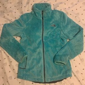 North face fuzzy jacket